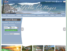 Tablet Screenshot of lajollacottages.com